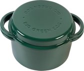 BGE GREEN DUTCH OVEN ( geëmailleerde ronde dutch oven/ braadpan 4 liter)