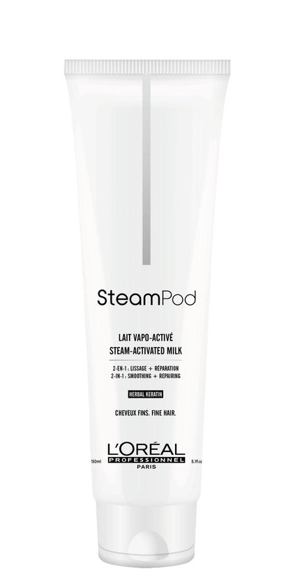 L'oreal steampod set dik haar 1 smoothing creme+ 1protecting concentrate serum - L’Oréal Professionnel