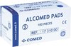100 Comed Pads 60x30mm - 100x alcohol pads - Alternatief handgel- Alcohol doekjes 100 stuks - desinfectie doekjes - Reinigingsdoekjes voor beeldscherm, tablets, brillen, handen -Steriel - desinfecterende doekjes