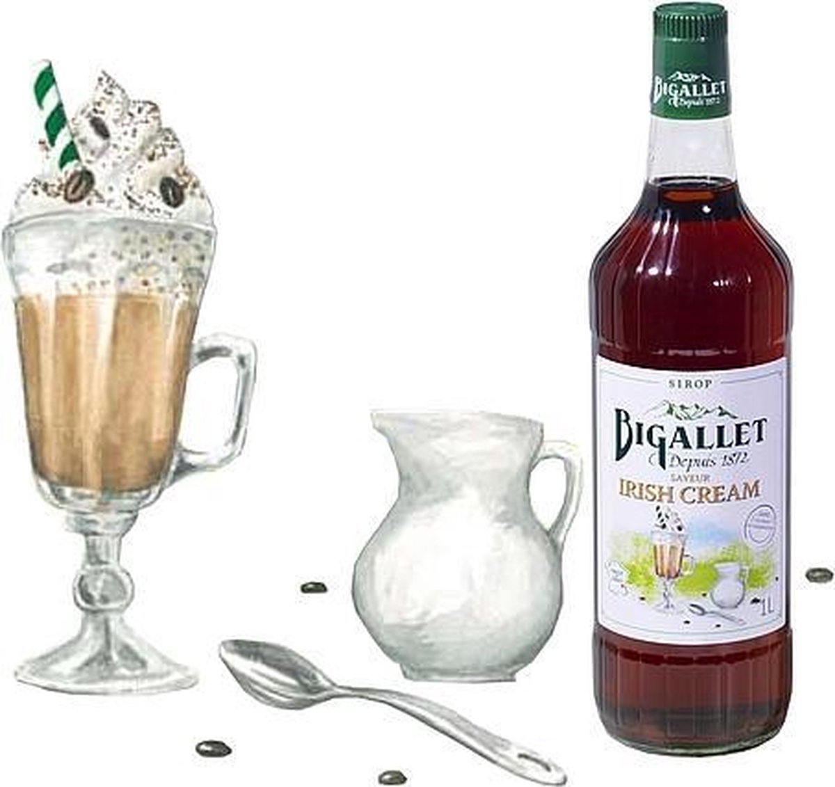 Tout Fruit Tout Frais - Bigallet : Sirop de Noisette 1l