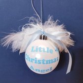 Kerstbal Little Christmas Angel Blauw | Kraamcadeau | Kraampakket | Baby Cadeau