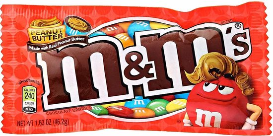 M&M's Peanut Butter - 8 x 46,2 gram