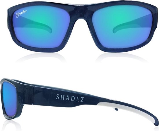 Sportbril kind - Sport Zonnebril kinderen – Shadez Blauw 7-15 jr | bol
