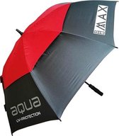 Big Max Aqua UV Golf Paraplu Charcoal Red