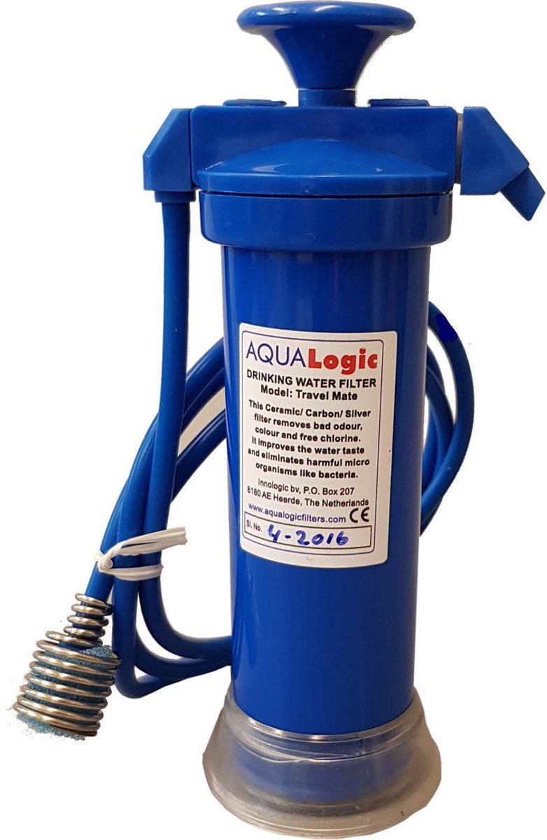 AQUA Logic travelmate mobiel drinkwaterfilter CCS Ceramicblock