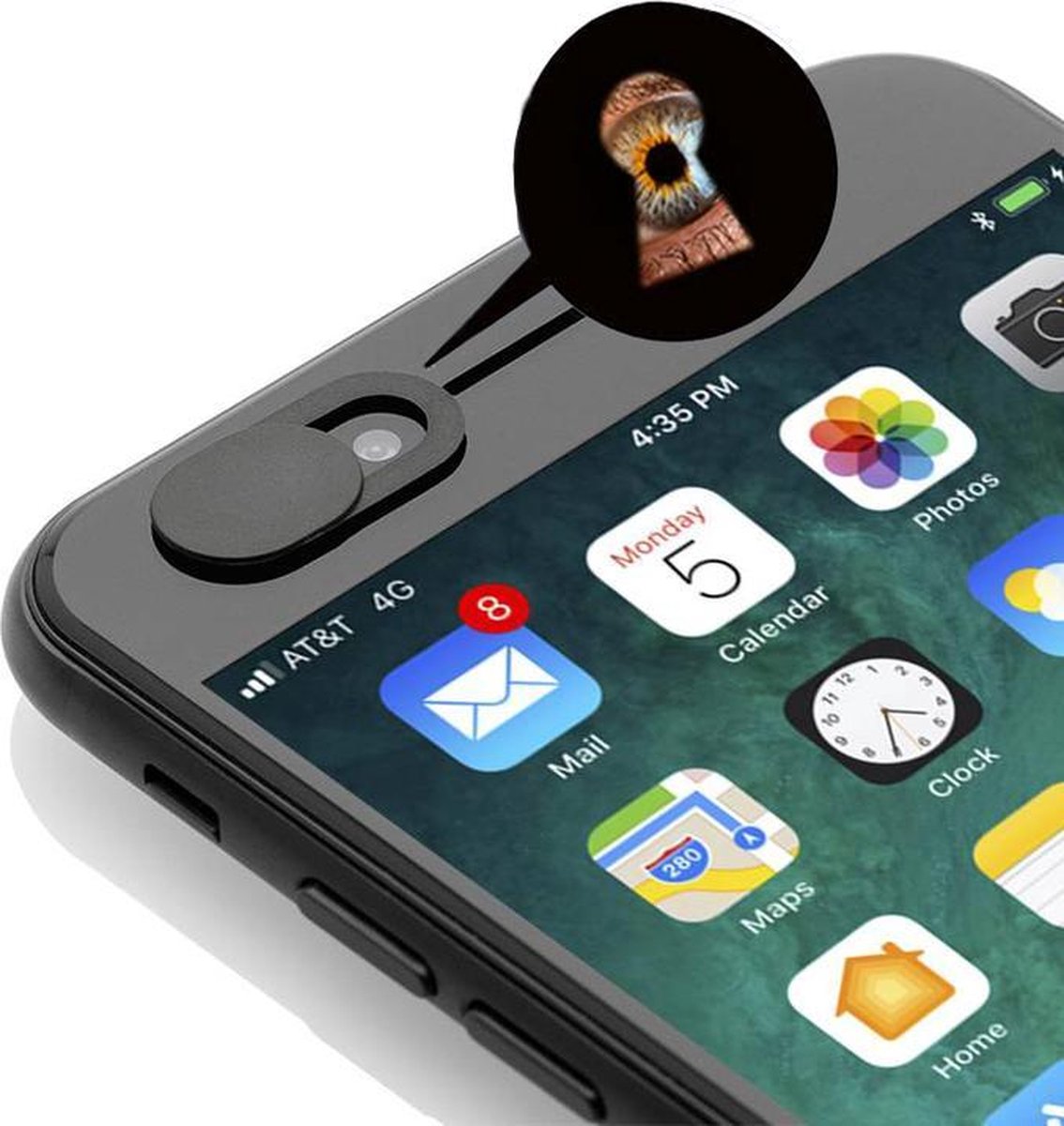 REY [4 Pièces] Webcam Cover, Cache Camera Ultra-Mince Pour Tablettes Ordinateur Portable Pc Smartphone Le Noir Fiche Technique Et Prix Au Maroc