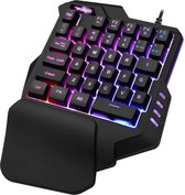Gaming Keypad - One hand Keypad - Universeel -  Numeriek toetsenboord - USB - Toetsenboord - Game controller - Zwart