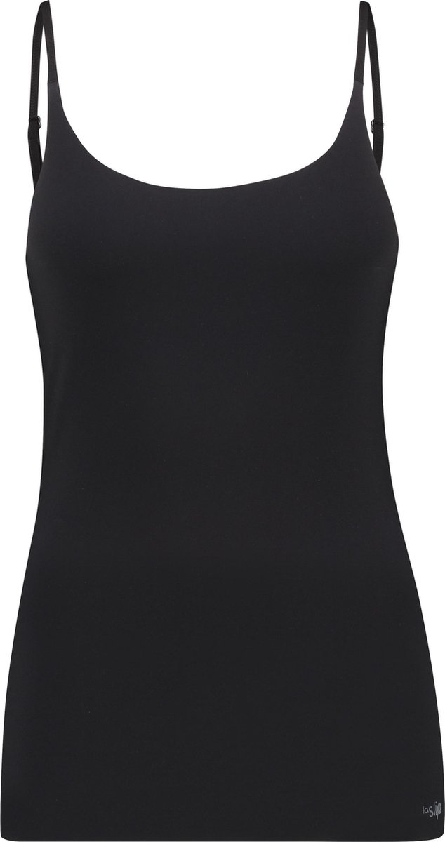 LaSlip - Basic - Spaghetti Shirt - Zwart-S