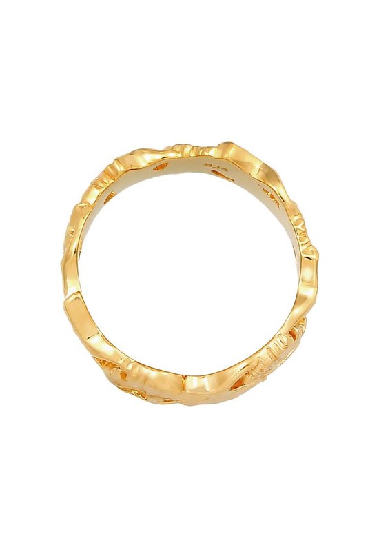 Elli Elli Ring Dames Band Basis Fijn Gehamerd Trend In 925 Sterling Zilver Aanbieding 30520874