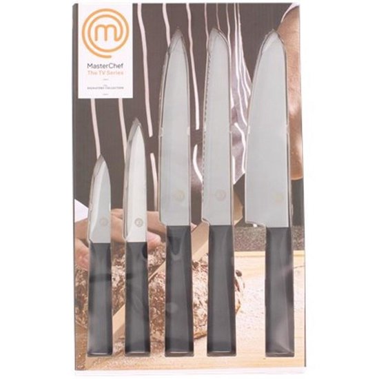 Set de 5 couteaux MasterChef - Set de 5 couteaux - Couteau d'office -  Couteau de chef... | bol