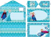 Disney Anna en Elsa set van 5 borduurkaarten