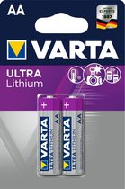 Varta 06106, Batterie à usage unique, AA, Lithium, 1,5 V, 2 pièce(s), 2900 mAh