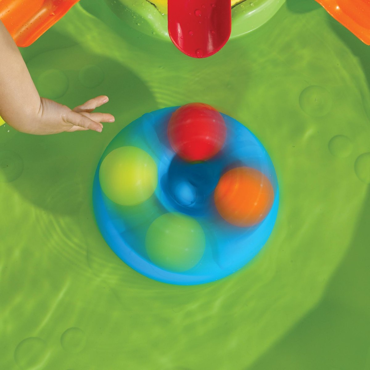 Step2 Busy Ball Watertafel - Met 13 accessoires: katapulten, speelballen en schepbeker - Waterspeelgoed voor kind - Activiteitentafel met ballen & water voor de tuin / buiten — afbeelding 5