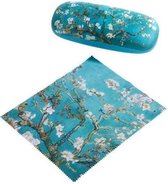 Goebel® - Vincent van Gogh | Brillenkoker "Amandelboom blauw" | Inclusief brillendoekje