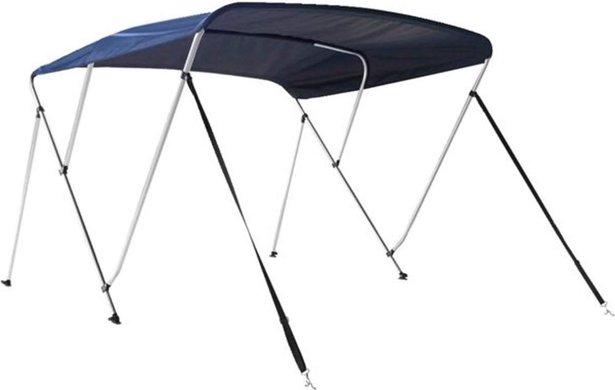 Talamex Bimini Top 3-Boogs Deluxe  Navy, Afmeting: Breedte 170 - 183 cm