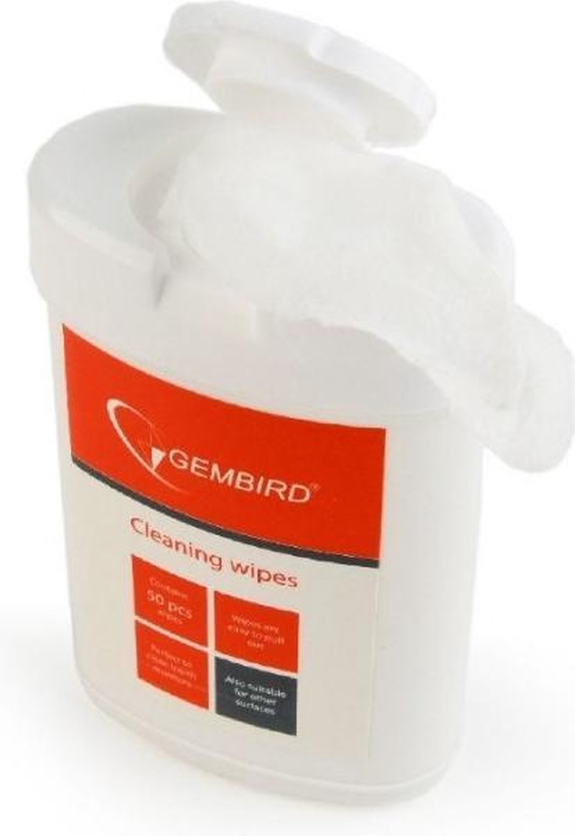 Gembird CK-WW50-01 desinfectiedoekje 50 stuk(s)