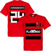 Flamengo #NumeroDoRespeito 24 Team T-shirt - Rood - M