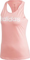 adidas - Essential Linear Slim Tank - Roze - Dames - maat  S