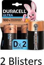 Duracell Ultra alkaline D-batterijen - 4 stuks
