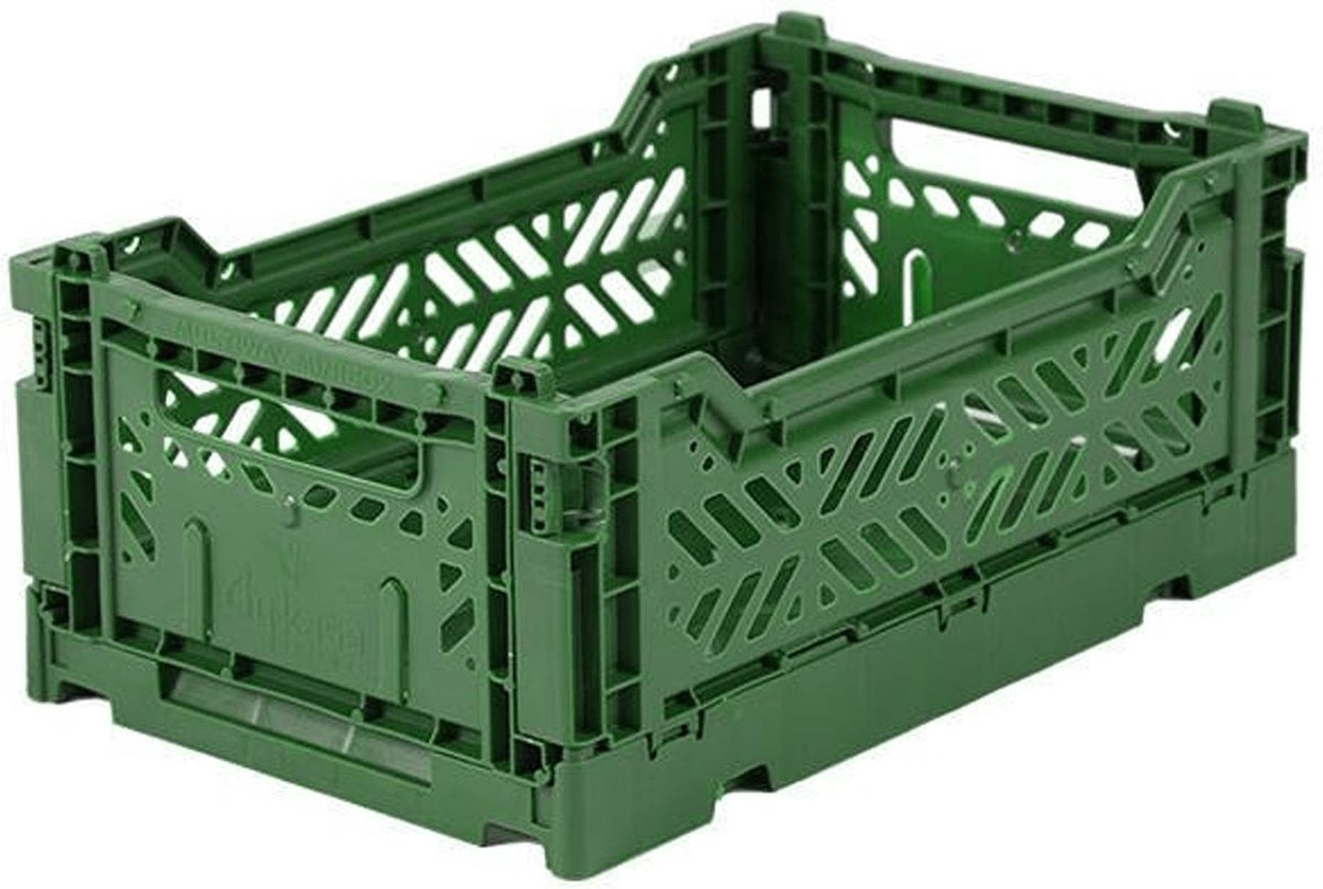 Eef Lillemor Folding Crate Mini - Dark Green