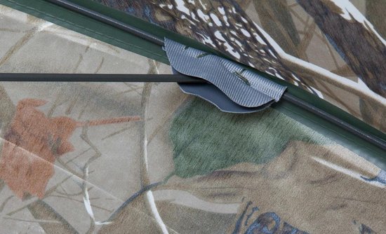 Capture Outdoor, Camouflage Visparaplu + Aanritstent met Deur, 2m50, Aluminium, shelter, knikbaar, Sterk en Superior Oxford kwaliteit, … - Capture