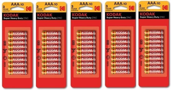 KODAK Zinkchlorid-Batterien LR03, 10er Blister, Für Uhren, Spielzeug & Rauchmelder