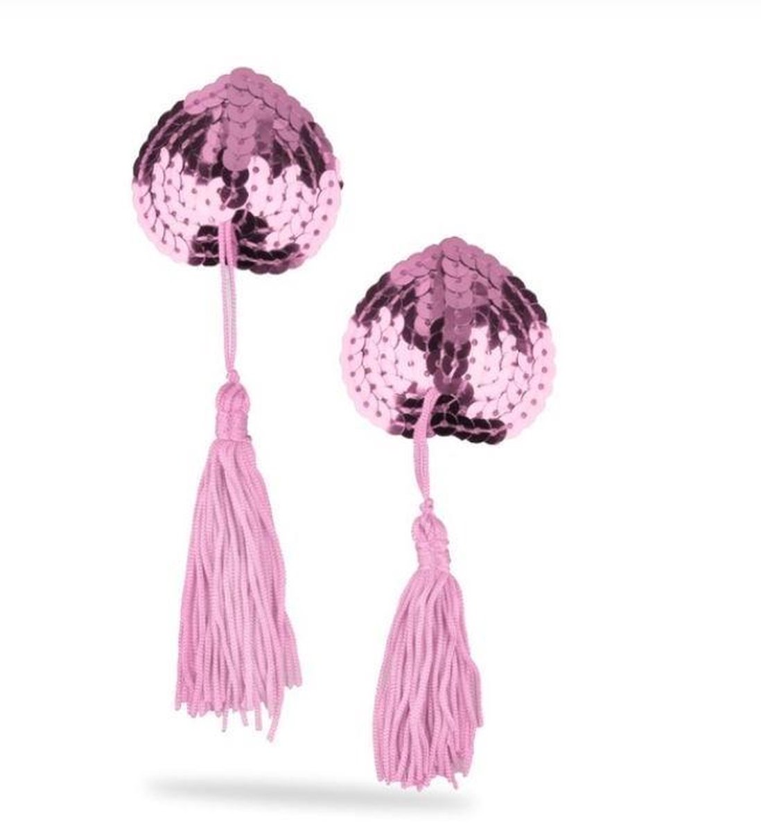 Goedkoopste Tepelkwastjes - Burlesque - Hartvormig Roze - Tepel kwastjes - nipple tassles - sexy show