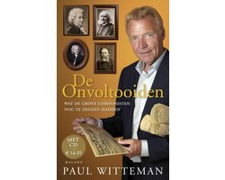 Omslag van De onvoltooiden