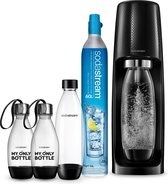 Bol.com SodaStream Spirit Megapack My Only Bottles - Family pack - incl. 4 flessen - Black aanbieding
