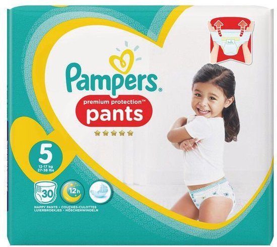 uitslag Onzin Bij naam Pampers Premium Protection Pants Maat 5 - 30 Luierbroekjes | bol.com