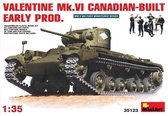 MiniArt Valentine Mk. VI Canadian - Built Early Prod.  + Ammo by Mig lijm