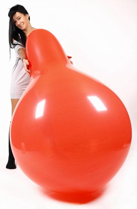 2 Cattex lange nek reuze ballonnen 32 inch - 80 cm - grote ballonnen