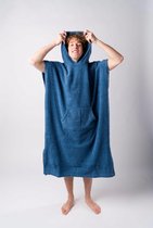 Ponchy - Surf Poncho - Handdoek Poncho - Azul Velho - Maat Klein - Uniseks - Katoen