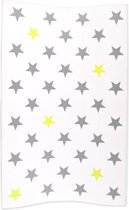 bébé-jou waskussen Stars zilver/lime