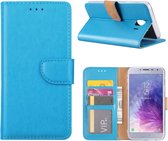 FONU Boekmodel Hoesje Samsung Galaxy J4 (SM-J400) - Turquoise