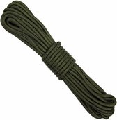 2x Stevige outdoor touwen/koorden 9 mm 15 meter - Scheerlijnen - Camping/kampeer artikelen