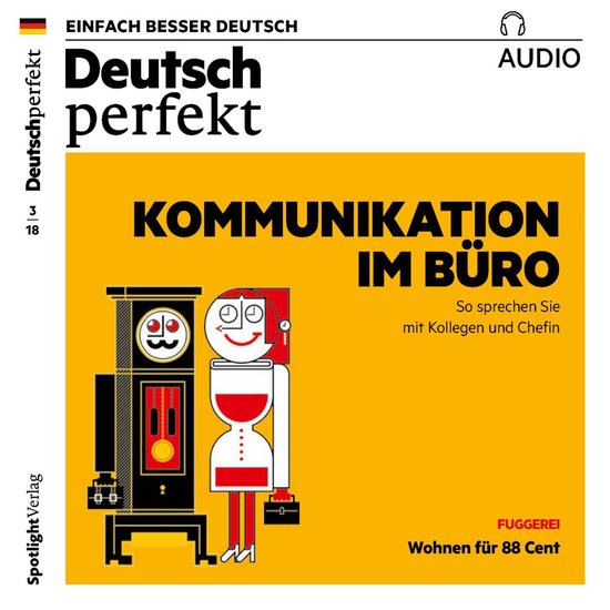 Deutsch lernen Audio - Kommunikation im Büro - cover