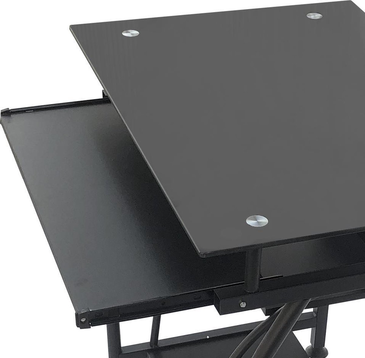 VDD VDD Laptop Bureau Tafel Zwart - afbeelding 3
