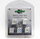 Blackfire Dice D6 Metal Set of 5