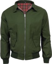Harrington Jas - Donker Groene Jas - Heren Jassen zomer - Maat XL