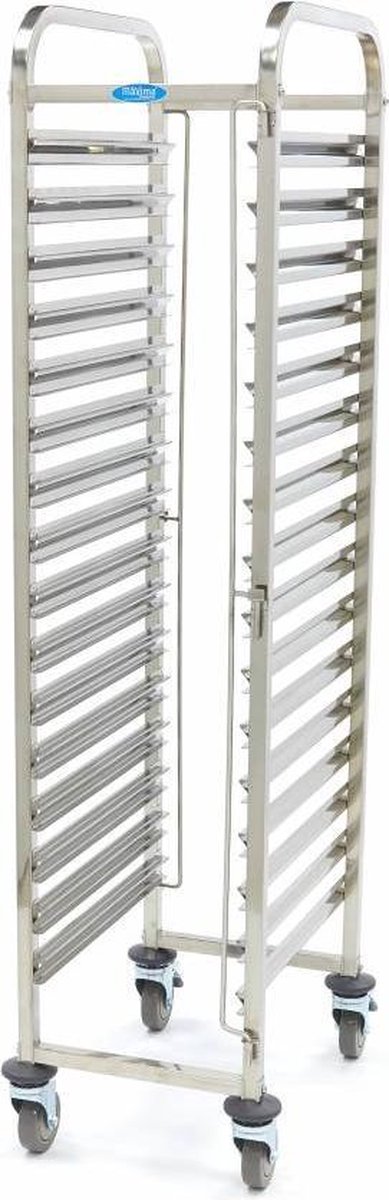 Maxima Regaalwagen 16 x 1/1 GN excl. Bakken - Professionele Trolley - 16 Etages - Horeca