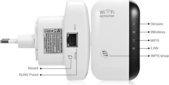 Wifi Repeater - Wifi Versterker Stopcontact - Wifi Repeater - Draadloos - Overal internet - Merkloos