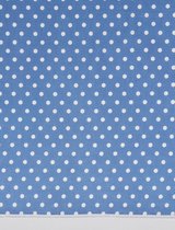 BINK Bedding Wieglaken Dots jeans 75 x 100 cm