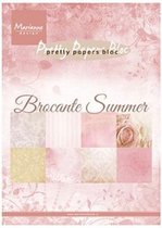 Marianne Design Pretty Paper Bloc - Brocante Summer - A5 - 32 vellen