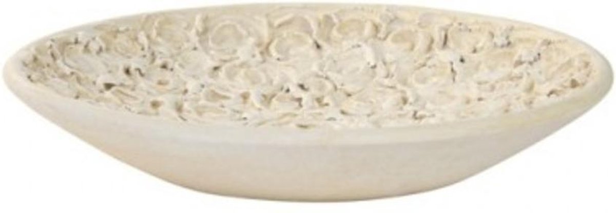 PTMD COLLECTION Decoratieve Schaal 39 cm PTMD rosas witte