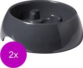 Adori Anti-Shock Food Bowl L 800ml Grey - Bol pour Chien - 2 x 22 cm