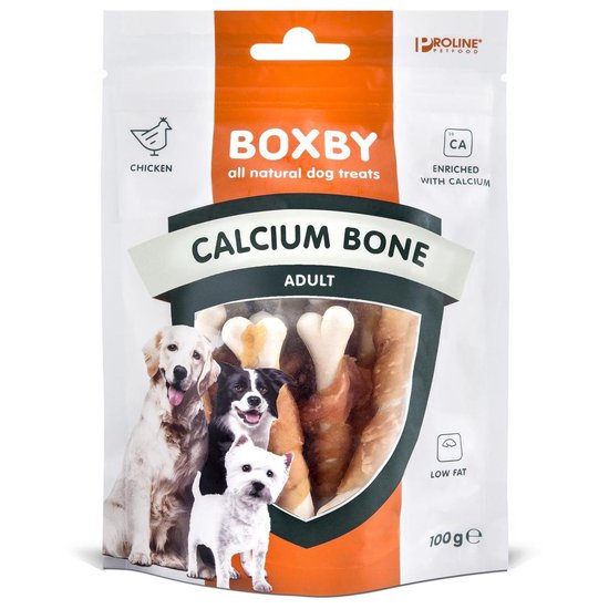 Proline Dog Boxby Calcium Bone - Kip - Hondensnack - 100 g