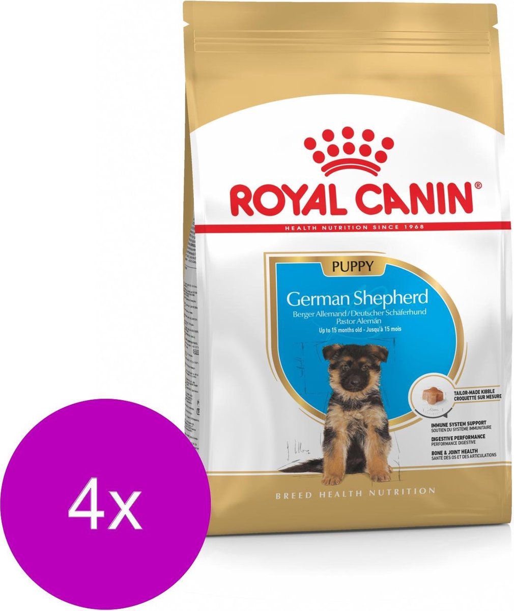 Royal Canin Bhn German Shepherd Puppy - Hondenvoer - 4 x 3 kg