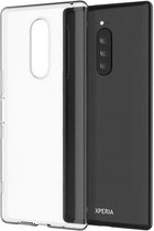 Hoesje CoolSkin3T TPU Case voor Sony Xperia 1 Transparant Wit