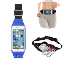 Hoes Sport Buik Universeel 4.7'' Blauw